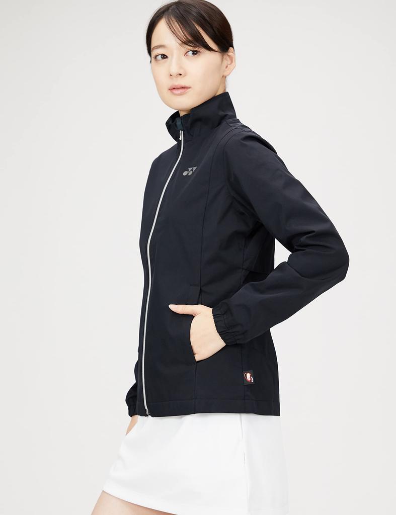 Yonex Jacket Lined Wind Warmer Shirt Black M (Fit Style) Women's (007)