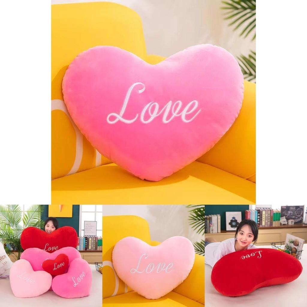 Cute Heart-shaped Plush Pillow For Girls Decorative And Soft Gift For Qixi Festival