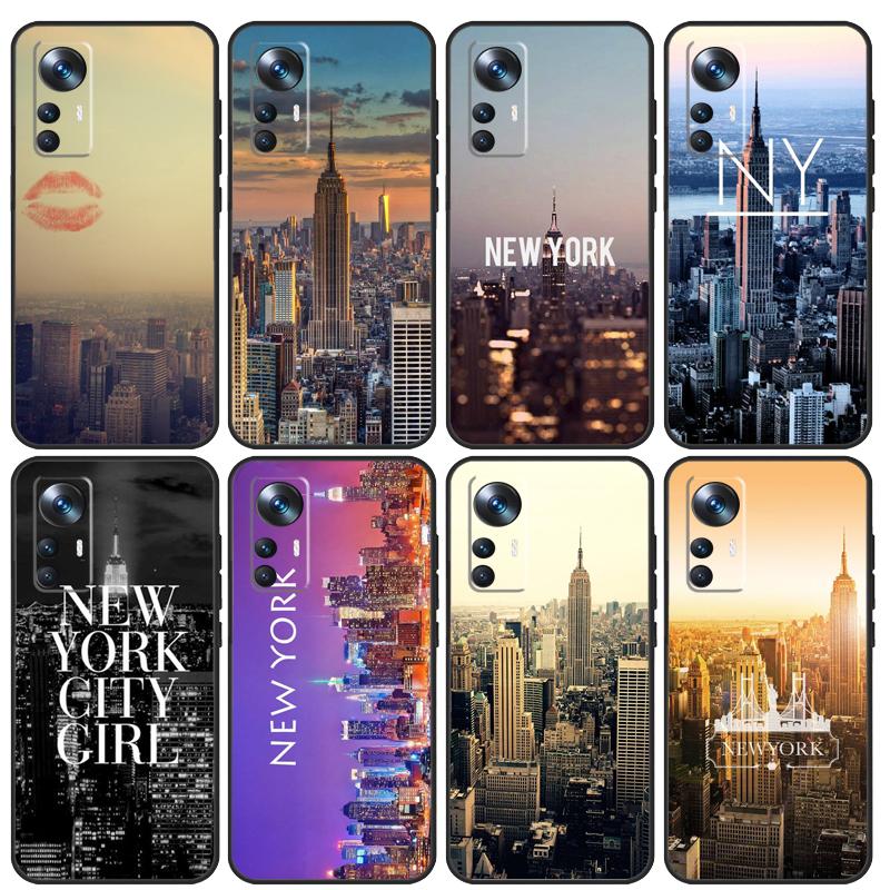 New York City Case For Xiaomi 13 13T 12T 11T 12 Lite 14 Pro 12X POCO F5 Pro X5 X3 M5 X4 F3 F4 C65 Cover
