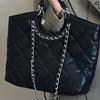 Small Tote Bag with Chain Strap, Large Capacity Handbag for Women, Luxury Feel Shoulder Bag, Fashion Commuter Bag, Fall New Arrival