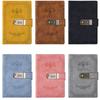 PU Lockable Journal Dazzling Premium Quality Notepad Creative PU Leather Notebook  Writing