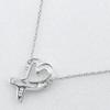 TIFFANY&Co. Loving heart Necklace Paloma Picasso Silver925 2.6g Women Used