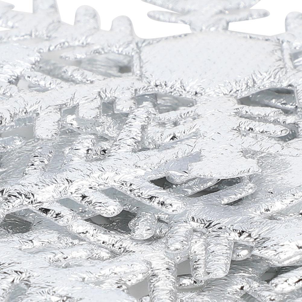 1 Pack Snowflakes Decoration NonWoven Fabric Christmas Decor Snow Sequins Silver 6cm