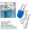 Toilettenspülkasten-Reiniger-Tablettenhalter, Hängende Anti-Verschmutzungs-Halterung für den Spülkasten, Badezimmer-Reinigungswerkzeug-Zubehör, Neu