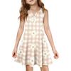 Girl Summer Dress Color & Print Sleeveless Dress With Pocket Casual Dress Sleeveless Party Dress