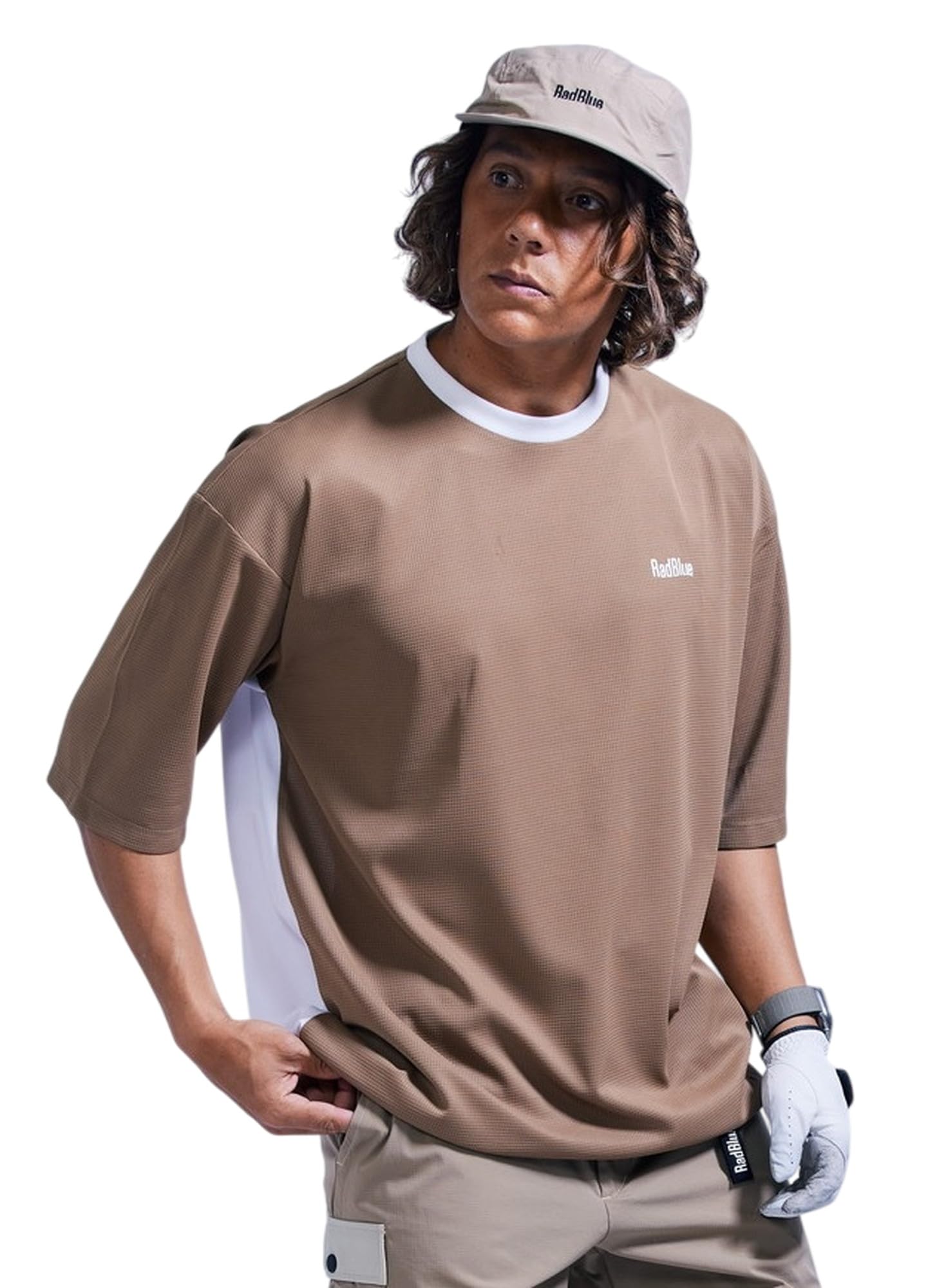 

Golf Short Sleeve Crew Neck 250212 BROWN L [Rad Blue] T-Shirt (Color Change) / Men s /