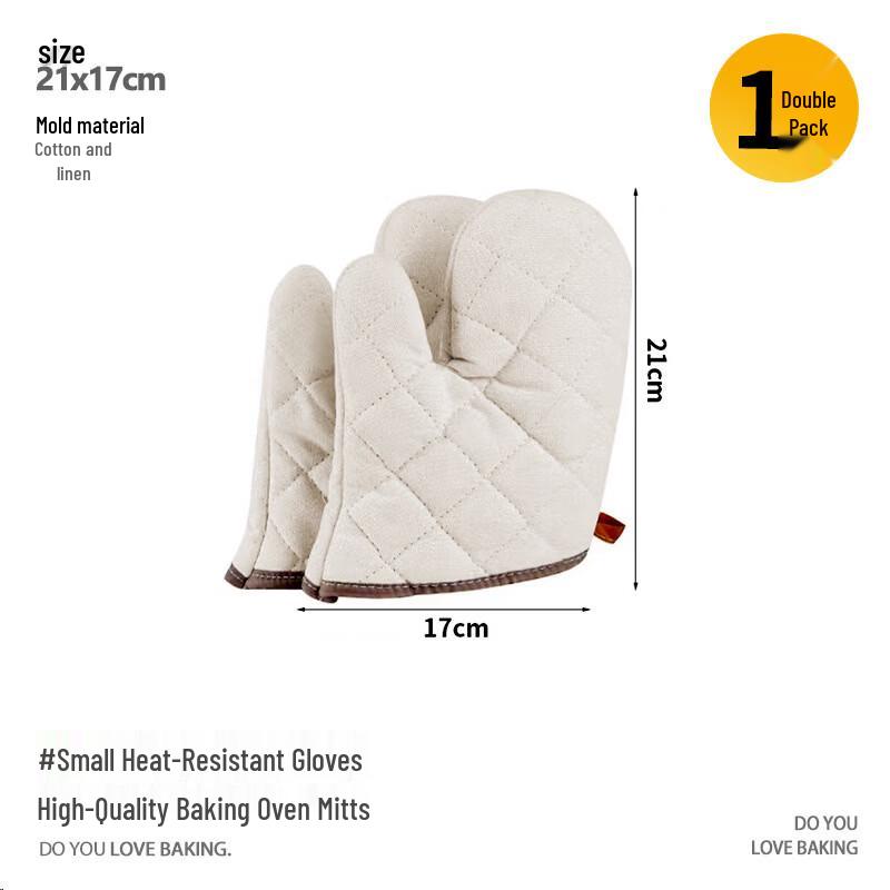 SI&MOOS Kitchen Heat Resistant Oven Mitt