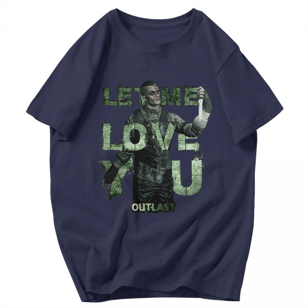 Men T Shirt The Outlast Trials 2026 Horror Game Vintage Idea Y2K Graphic Oneck Unisex Tops T Shirts