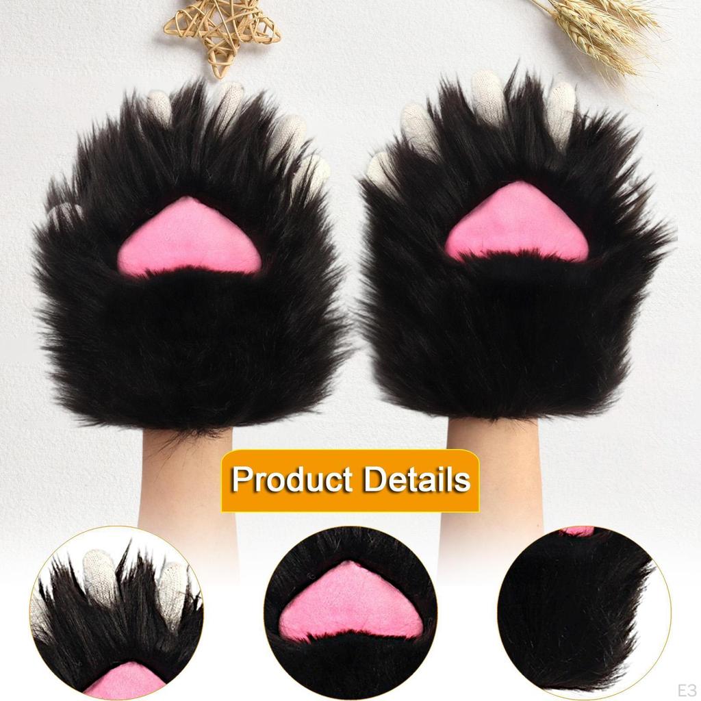 Gloves Cartoon Halloween Costume for Nightclub Festival Role Play Props