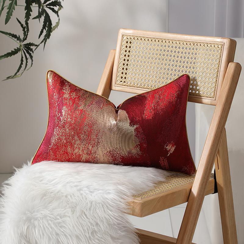 High-precision Light Luxury Sofa Decorative Lumbar Pillow, Living Room Sofa Cushion Cover, Modern Pillow