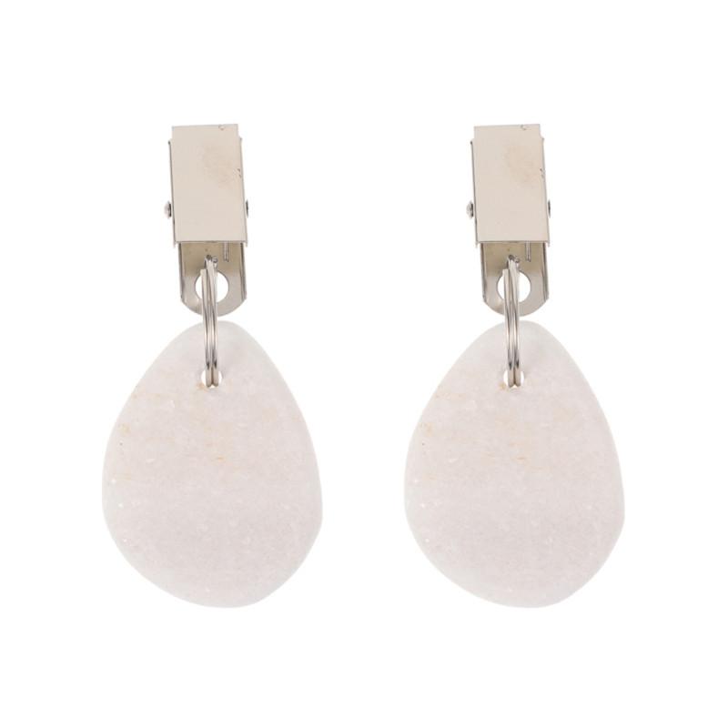 2pcs Tablecloth Weights Clips Tablecloth Weights Stone Table Cloth