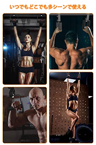 YESCUT Roll Handles, Set of 2, with Rubber Spacers, for Pull-Up Machines, Power Grips, and Non-Slip Gloves. Perfect for Strength Training, Home Workou