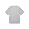 MLB New York Yankees Logo Solid Color Casual Sports Breathable Round Neck Short Sleeve Drop Shoulder T-Shirt Women tops Gray 3ATSD0133-50MGS