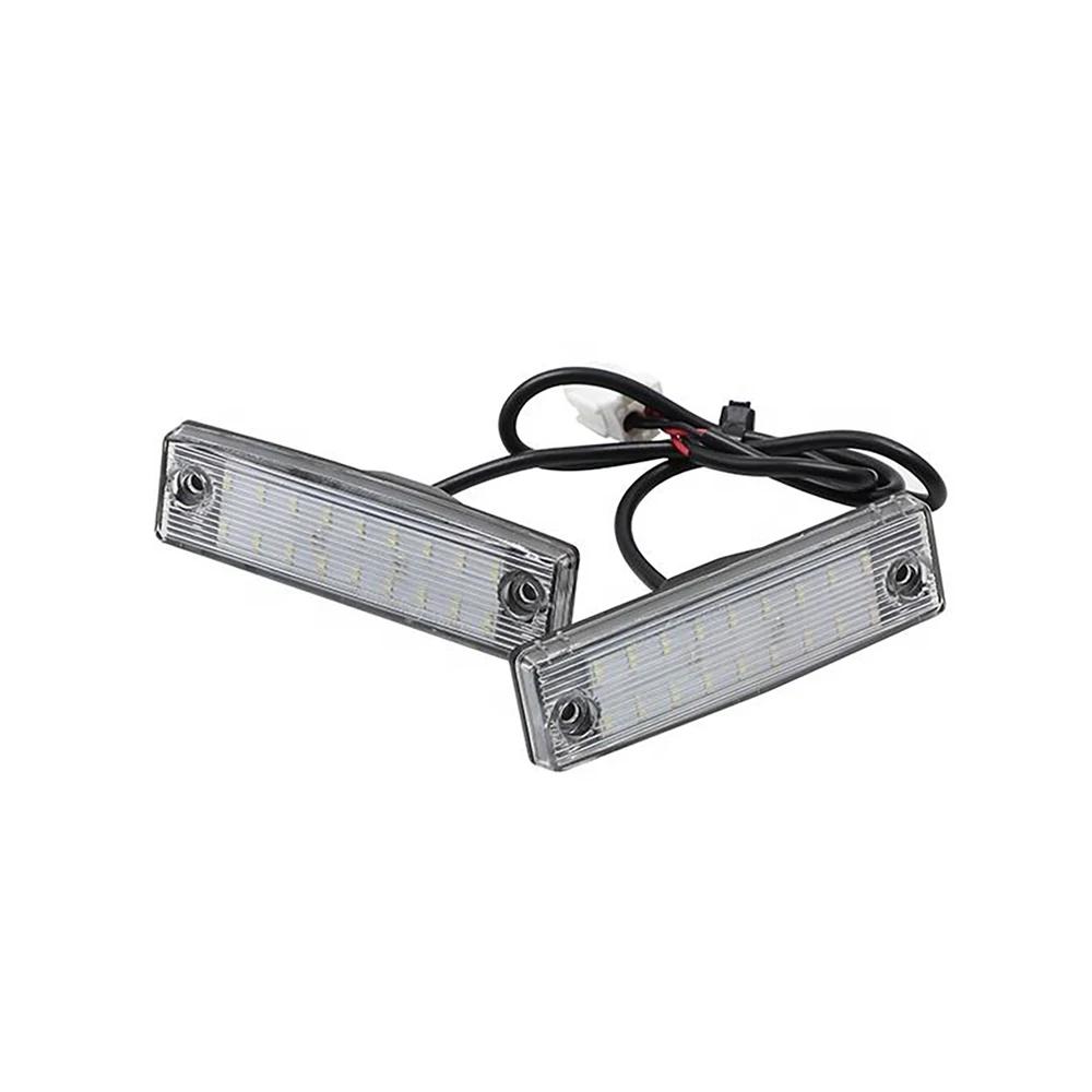 

2 шт. для Toyota Land Cruiser Prado TRJ150 GRJ15 GDJ15 Lexus GX 470 Белый светодиодный фонарь номерного знака Лампа номерного знака