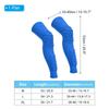 PATIKIL M Knee Calf Knee Brace Compression Leg Blue Calf Shin Guards Pads, 2-Pack Pads, Sleeves,