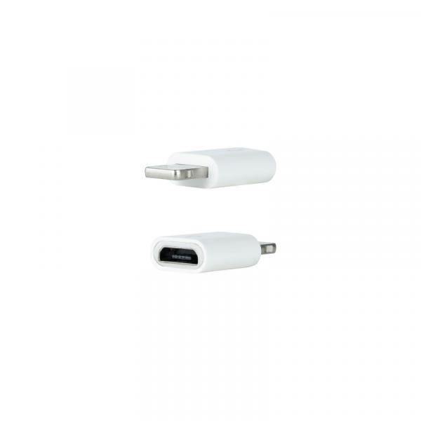 Câble USB - NANOCABLE - 10.10.4100 - Lightning - Micro USB - Blanc