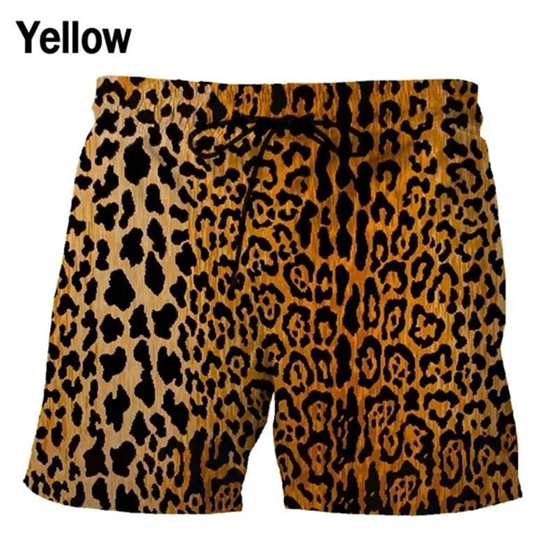Animal Skin Graphic Beach Shorts For 3d Printed Casual Cool Funny Swimming Shorts