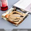Creative Luxury Crystal Glass Ashtray for Home, Bar, or Hotel