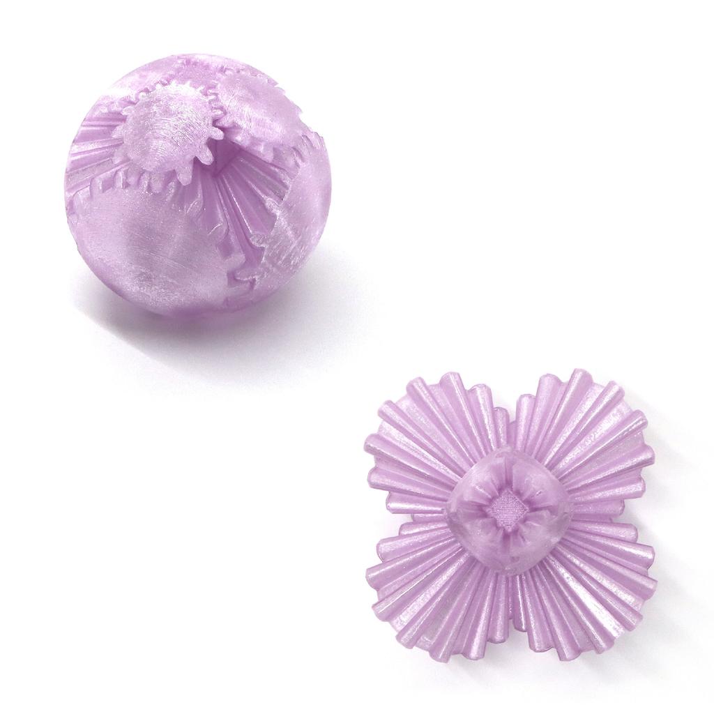 Gear Ball 3D Printed Spin Ball - Smooth Rotating Desk Sculpture For Relaxation And Focus, Unique Office Decor For Adults