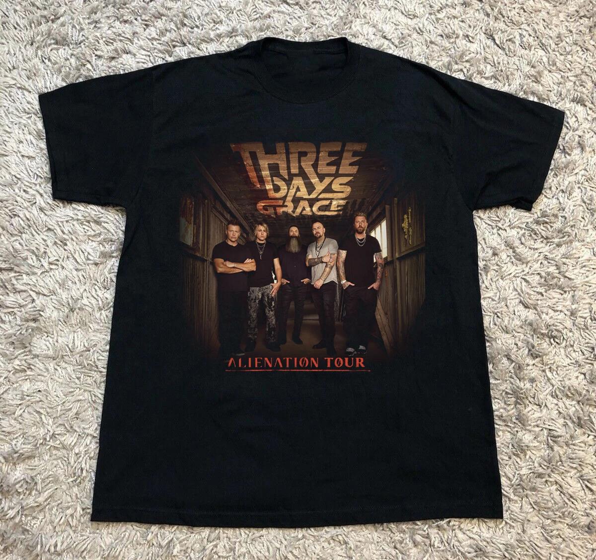 Three Days Grace Black Cotton Shirt Full size S-5XL L119 S