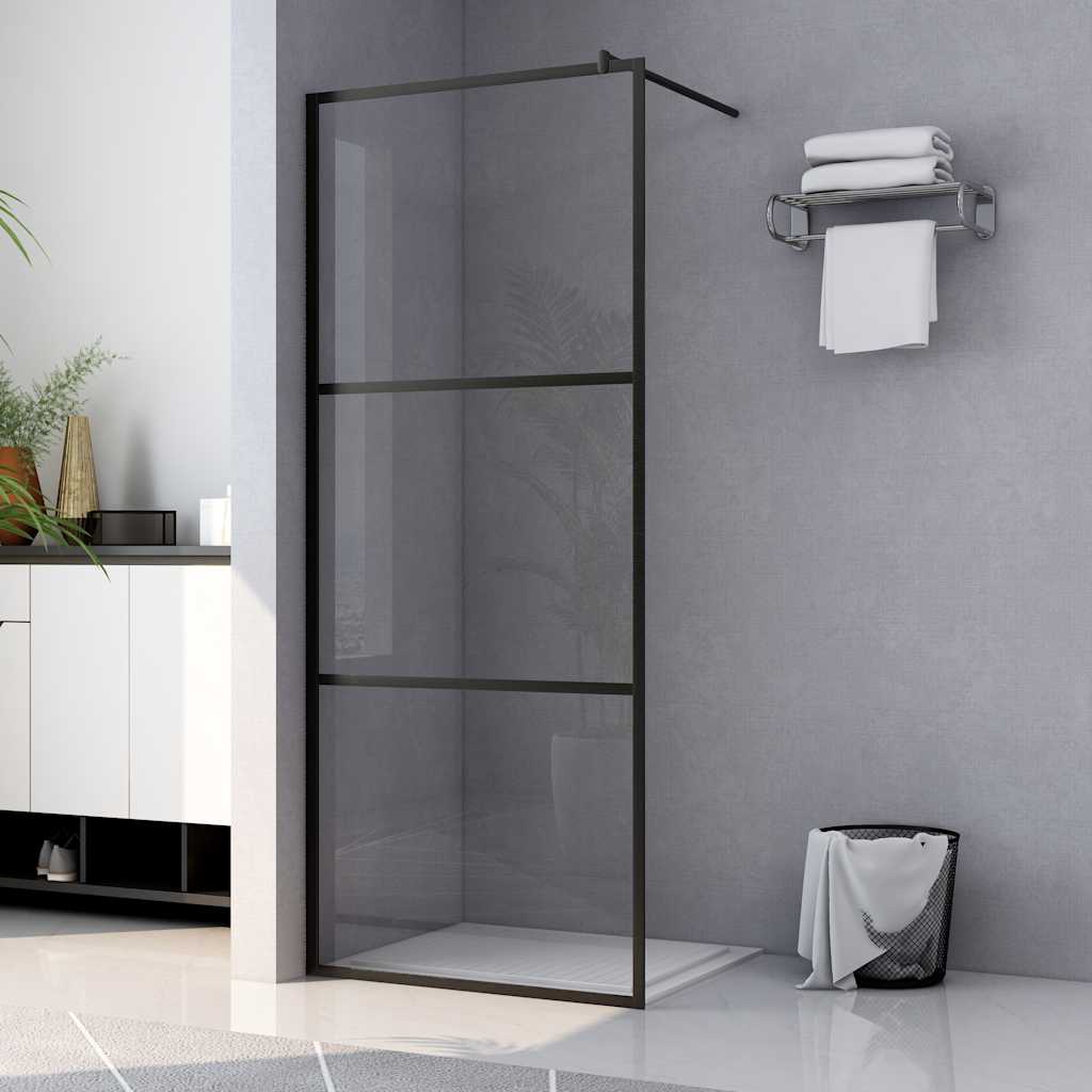 Vidaxl Shower Wall, Transparent Esg Glass, 115 X 195 Cm