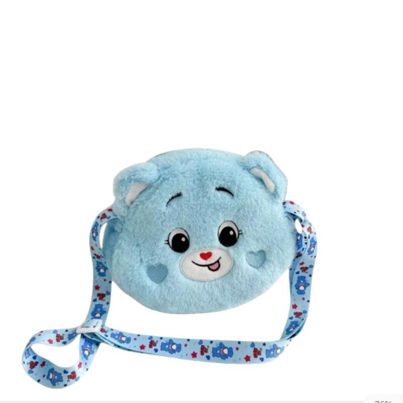 

И Милая Удобная Плюшевая Сумка в Форме Медведя Для Девочек, Идеально Подходящая Для Школы И Ежедневных Прогулок синий