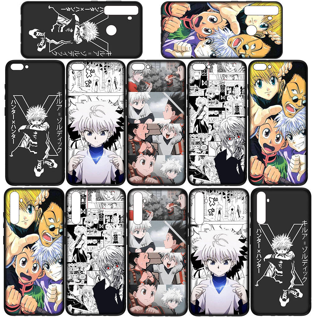 Funda para Samsung Galaxy S25 S23 S22 S24 Ultra FE A05 A06 A15 A16 A36 A37 A35 A54 A55 A56 A57 A25 A26 A53 A17 Cómics Killua Hunter X Hunter Gon Freecss