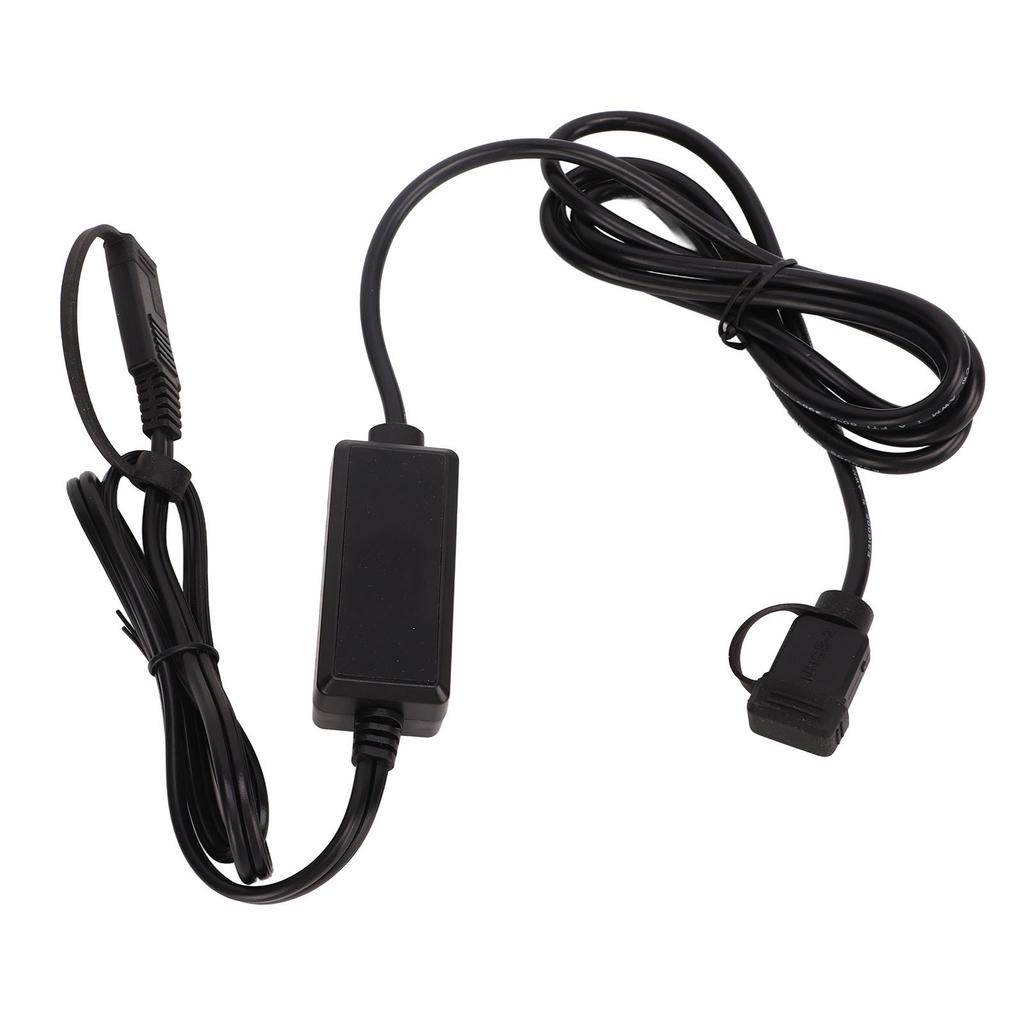Electric Bike Phone Fast Charger Smart Chip Adaptive Motorcycle Phone USB SAE Charger for Riding