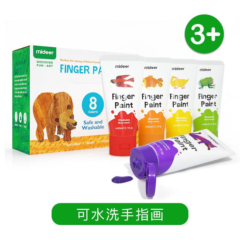 

Детская пальчиковая краска, граффити «Голодная гусеница», моющийся костюм для рисования разноцветный