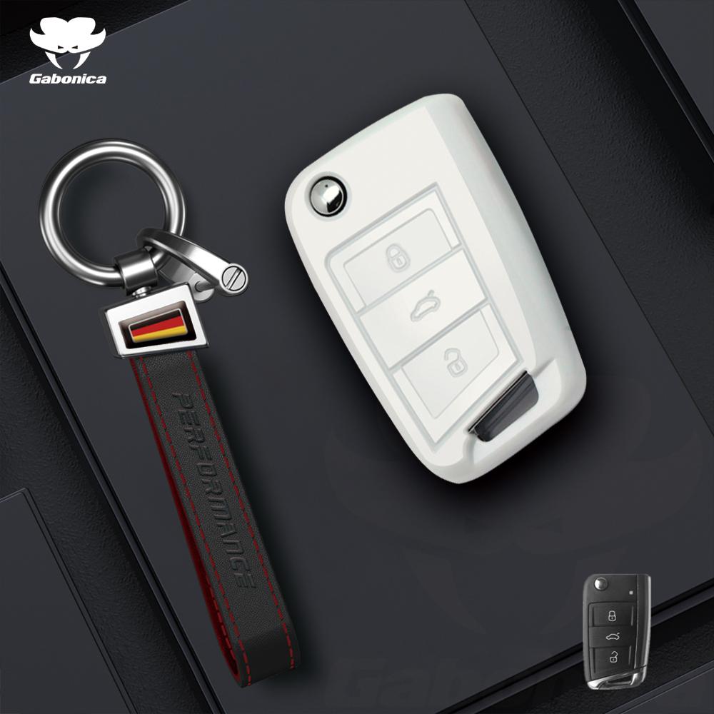 For Vw Volkswagen Polo Golf 4 5 6 7 T5 Mk7 Tiguan Passat B6 B5 Skoda Octavia A5 A7 Seat Leon Fr 2 Ibiza Ateca Car Key Case Cove