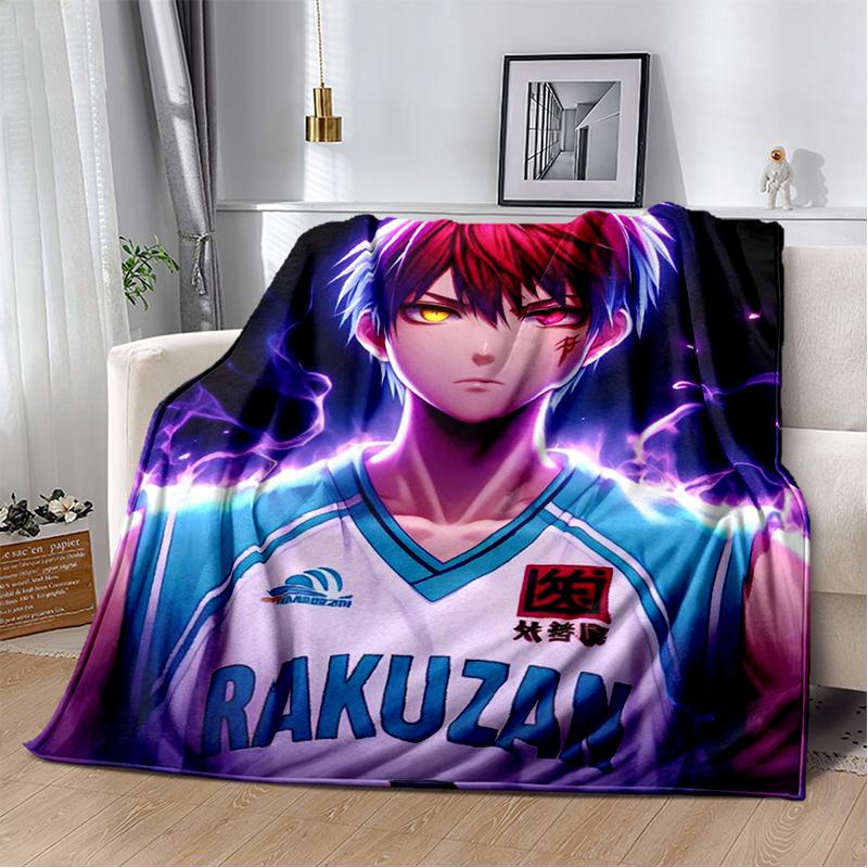 29 Style New Cartoon Kuroko Basketball Anime Flannel Blanket,Soft Throw Blanket for Home Bedroom Bed Sofa Travel Cover Kid Gift