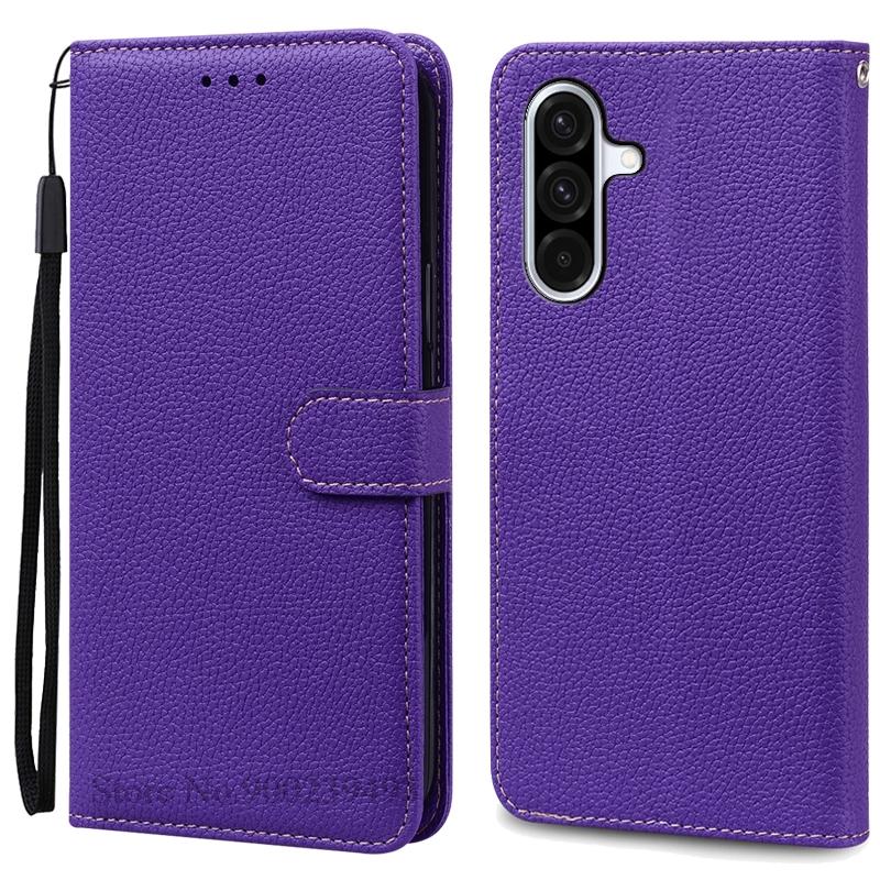For Samsung A36 Case Leather Flip Wallet Cover For Samsung Galaxy A36 5G Case Soft Silicone Book Cover Coque Fundas Shell