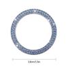 Car One-Click Engine Start Stop Switch Button Cover Double Crystal Rhinestone Sticker Ignition Start Switch Protector Ring