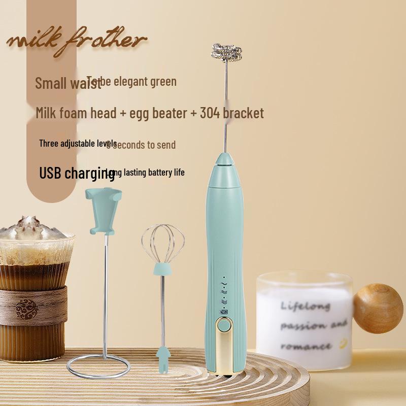 "Wireless Handheld Mini Milk Frother & Egg Beater"