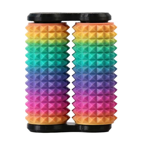 Spiky Grippie Stim Fidget Toy 3D Printed Dual Roller Hand Massager Stress Relief Pain Stimming Tool Bumpy Roller Sensory Toy