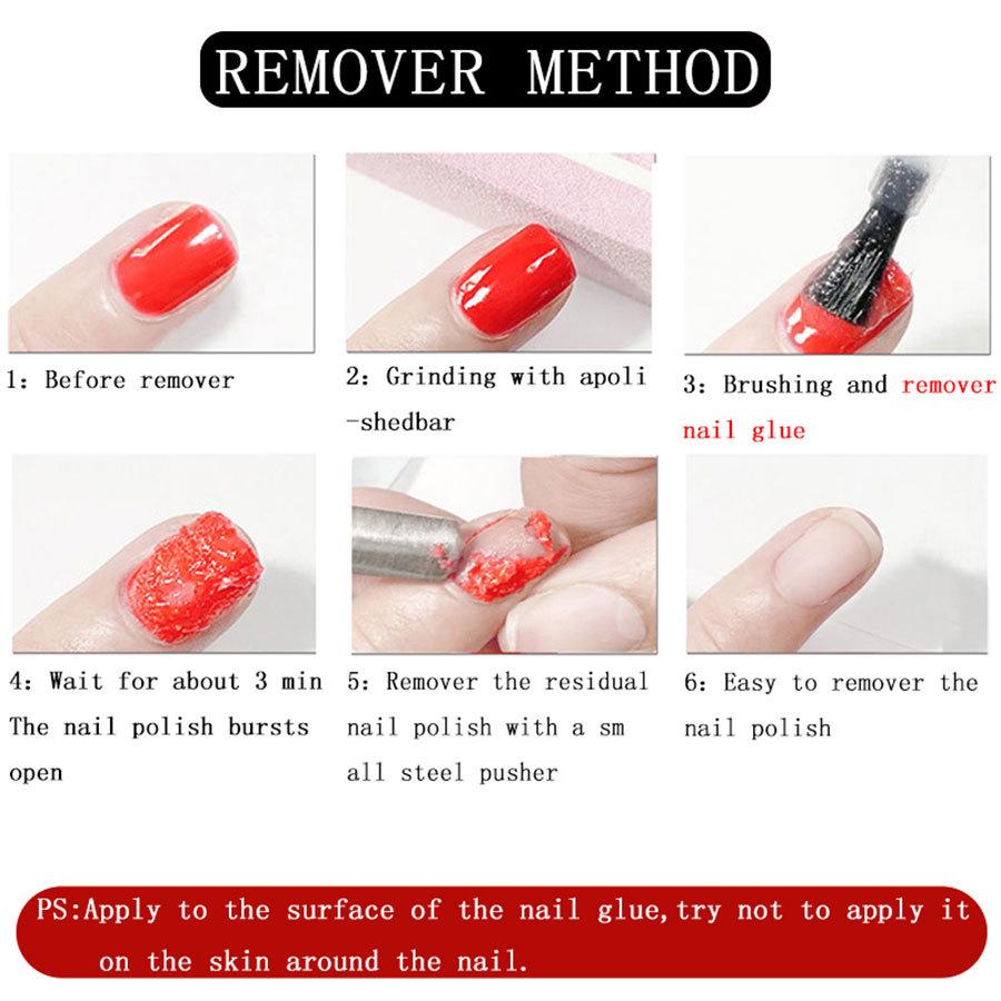 15ml Burst Nail Polish Remover Gel - Manicure & Removal Aid