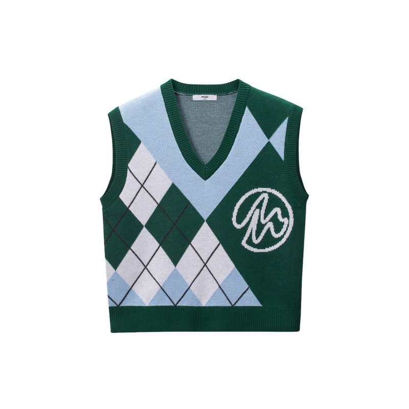 Mqd Children s Clothing Boys Sweater Vest New Style Kids Girls Korean Fashion Cool Tops Vest Green 130