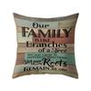 Stylish 18'' Vintage Letter Pillow Case Cushion Cover For Home Office And Sofa Decor