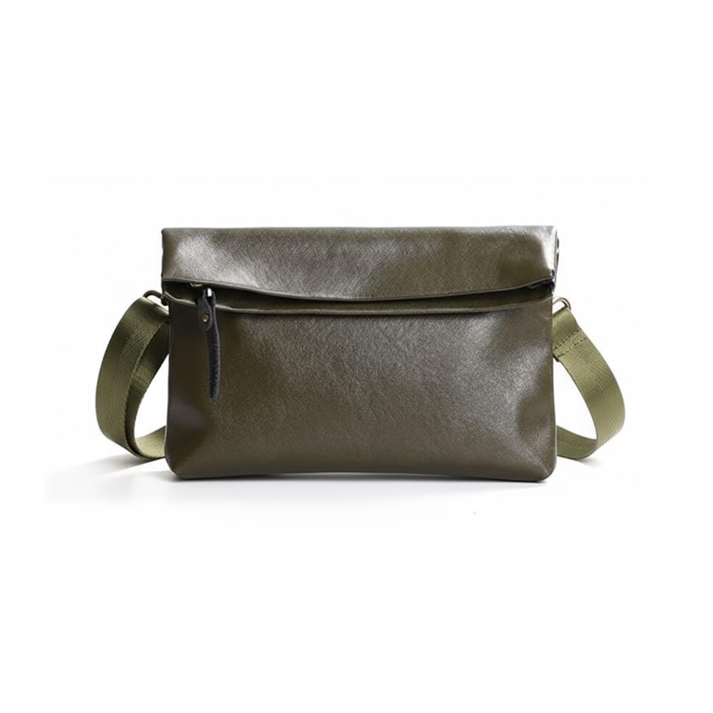 

Whatna Античная выделка Натуральная коровья кожа 3-сторонний клатч на одно плечо для мужчин с тремя отделениями для карт, Идеально подходит для бизнеса, Торжественных мероприятий,