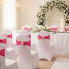 Polyester Bow Tie Chair Bandage High Elasticity Chair Sashes Band  Wedding Party