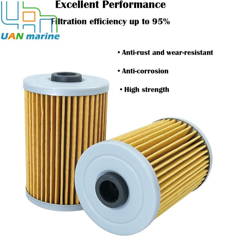 10 Pcs 35-8M0093688 35-866171A01 Cool Fuel Filter&Disc Filter with O-rings for Mercury Mercruiser Gen 3 35-8M0204703 35-892665