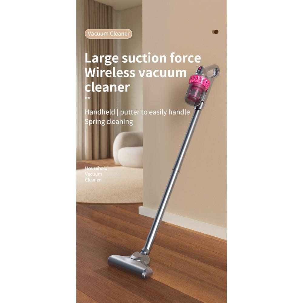 Wireless Powerful Vacuum Cleaner Household Large Suction Small Mite Removal Handheld Ultra-Quiet Car Vacuum Cleaner Hair Remover