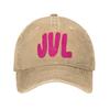 Rapper JUL 2026 Casual Baseball Cap  Running Hippie Trucker Hat Summer Dropshipping Female Male Trendy Snapback Cap