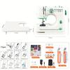 Mini Sewing Machine, Electric Portable Sewing Machine, Adjustable Sewing Speed, 12 Stitches, Two Speeds, with Foot Pedal and Sewing Kit