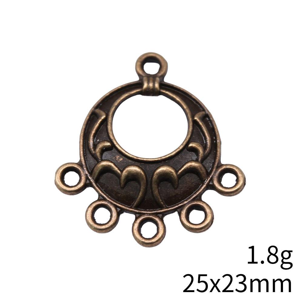 Graduation Accessories Women Round Multi-Hole Earring Connector Accessories Parts Clearance Sale Items Accessories For Girls