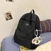 High Value Simple Schoolbag Female Cute Junior High School College Student Computer Backpack Lightweight Large Capacity High School Student Backpack