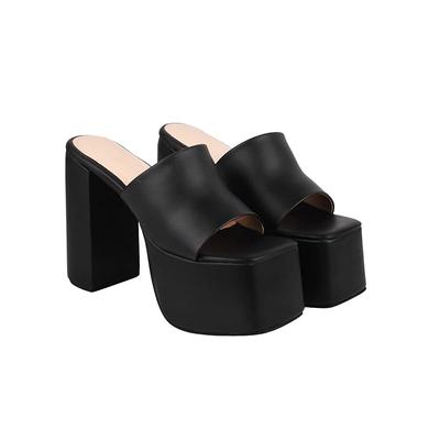 Shoetopia Stilvolle Schwarze Blockabsatzschuhe Für Damen
