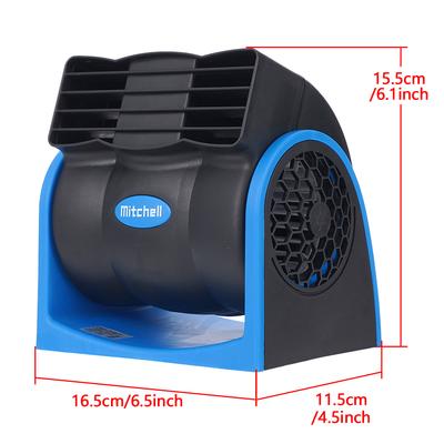 12V Car Cooling Fan Portable Adjustable Speed Rotating Switch With Cigarette Lighter Plug For Car Truck SUV RV Tent