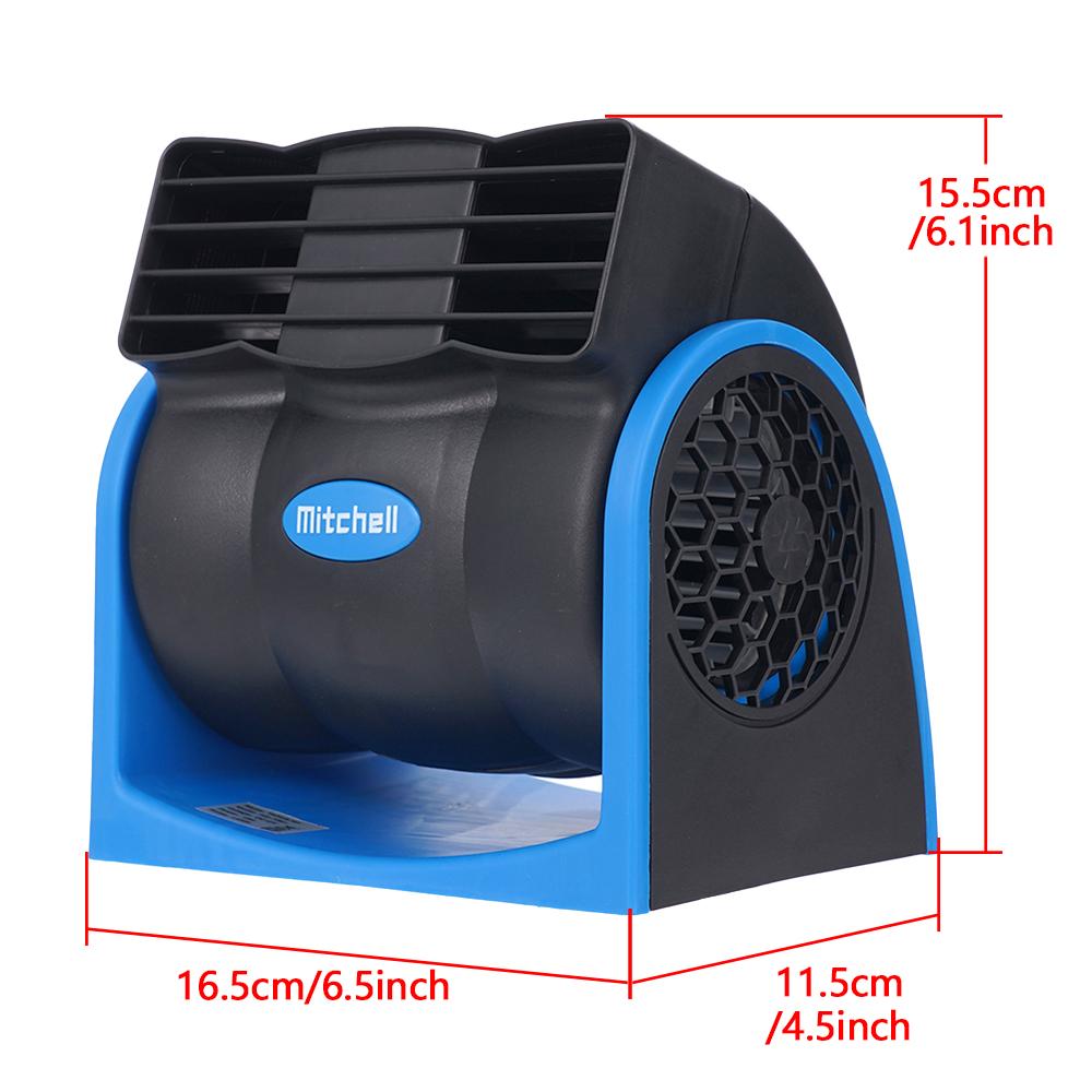 12V Car Cooling Fan Portable Adjustable Speed Rotating Switch With Cigarette Lighter Plug For Car Truck SUV RV Tent