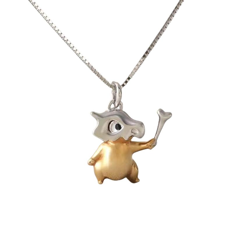 Pokemon Necklace Pendant Jewelry Accessories Cartoon Anime Teenage Couple Fashion Atmosphere Trend High-end Decoration Gifts